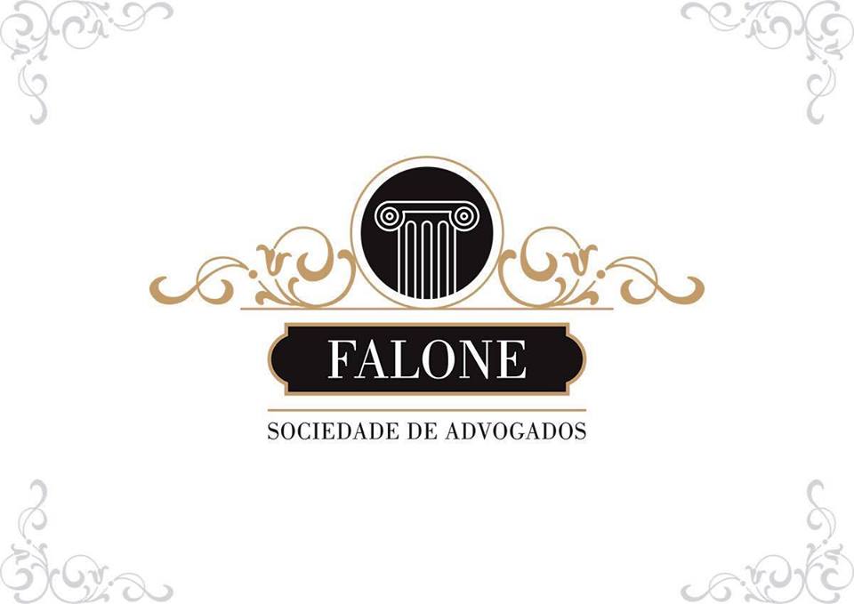 logotipo falone sociedade de advogados com cores